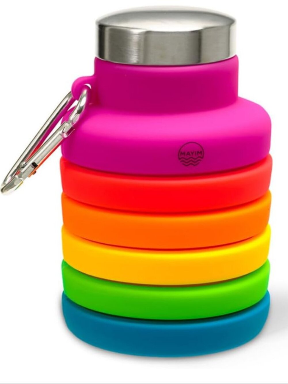 NWT Free People x Mayim Collapsible Carabiner Bottle in Multi